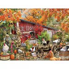 Barnyard Chickens Sunsout Puzzle Jigsaw