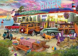 Beach Diner Jigsaw Puzzle