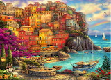 Beautiful Day at Cinque Terre Jigsaw Puzzle