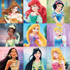 Desenhos de Beauty Disney Princesseses Jigsaw Puzzle para colorir