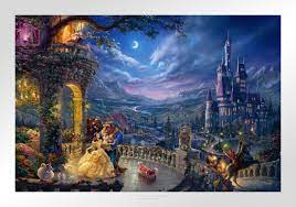 Beauty and the Beast Moonlight Jigsaw Puzzle
