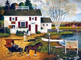 Birch Point Cove Charles Wysocki Puzzles Jigsaw