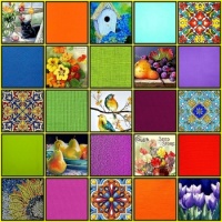 Birds in the Garden Mosaic Puzzles