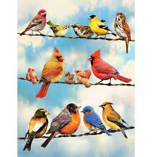 Birds on a Wire Jigsaw Puzzle