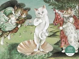 Birth of Venus Meowsterpiece Jigsaw Puzzle
