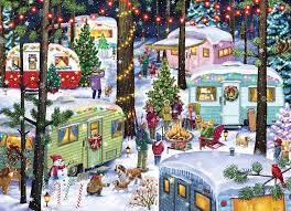 Camping for Christmas Jigsaw Puzzle