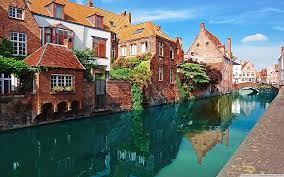 Canal Bruges, Belgium Jigsaw Puzzle