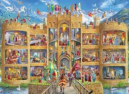 Castle Cutaway Jigsaw Puzzle