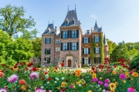 Desenhos de Castle Keukenhof, Lisse, The Netherlands Jigsaw Puzzle para colorir