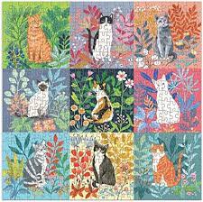 Cats and Flowers Jigsaw Puzzle
