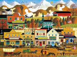 Charles Wysocki – Pete’s Gambling Hall Jigsaw Puzzle