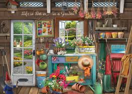 Desenhos de Potting Shed Jigsaw Puzzle 5 para colorir