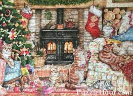 Christmas Cats Jigsaw Puzzle