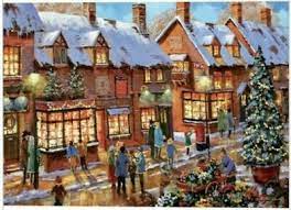 Christmas Street Scene Jigsaw Puzzle