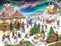 Christmas Village Fair Jigsaw Puzzle