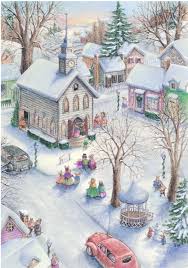 Church in the Village Jigsaw Puzzle
