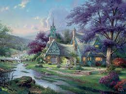 Clocktower Cottage Jigsaw Puzzle