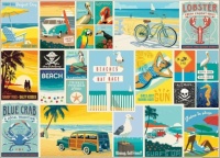 Desenhos de Coastal Collection Jigsaw Puzzle para colorir