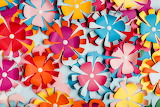 Colored Paper Flowers Jigsaw Puzzle