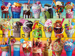 Colorful Freakshakes Jigsaw Puzzle