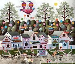 Confection Street Charles Wysocki Jigsaw Puzzle