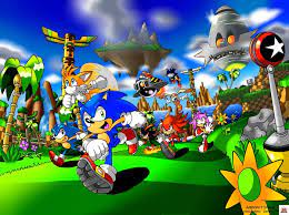 Desenhos de Cool Sonic the Hedgehog Jigsaw Puzzle para colorir