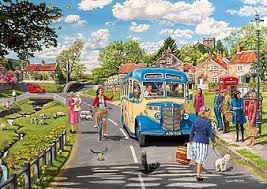 Country Bus Vintage Jigsaw Puzzle 2
