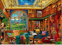 Country Library Jigsaw Puzzle