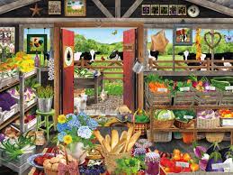Country Market Jigsaw Puzzle
