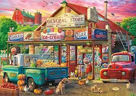 Country Store Jigsaw Puzzle Multicolor