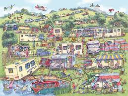 Crazy Caravan Site Jigsaw Puzzle