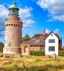 Desenhos de Denmark Lighthouse Jigsaw Puzzle para colorir