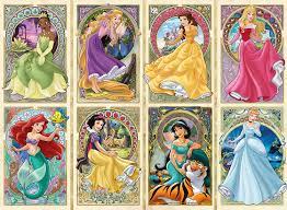 Disney Art Nouveau Princesses Puzzle