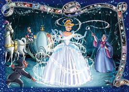 Desenhos de Disney Princess Cinderella Jigsaw Puzzle para colorir