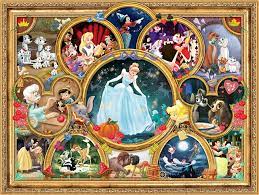 Desenhos de Disney Classics Classic Collage Jigsaw Puzzle para colorir