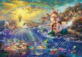 Disney Little Mermaid Thomas Kinkade Puzzles