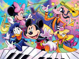 Disney Mickey Music Jigsaw Puzzle