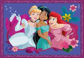 Desenhos de Disney Princess Painting Jigsaw Puzzle 2 para colorir