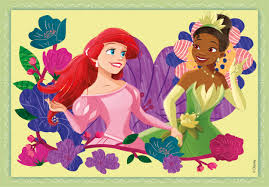 Desenhos de Disney Princess Painting Jigsaw Puzzle 4 para colorir