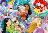 Disney Princesses Mosaic Jigsaw Puzzle