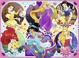 Desenhos de Disney Princesses Ravensburger Puzzles Jigsaw para colorir