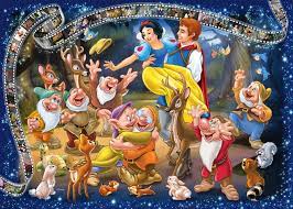 Desenhos de Disney Snow White Jigsaw Puzzle para colorir