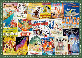 Disney Vintage Movie Posters Jigsaw Puzzle