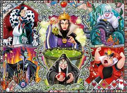 Desenhos de Disney Wicked Woman Jigsaw Puzzle para colorir