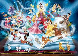 Desenhos de Disneys Magical Book of Fairytales Jigsaw Puzzle para colorir