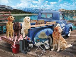 Dogs Gone Fishing Jigsaw Puzzle