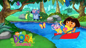 Dora And Boots River Boat Jigsaw Puzzle