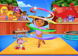 Dora Gymnastics Adventure Jigsaw Puzzle