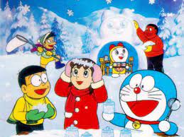 Doraemon in Snow Jigsaw Puzzle