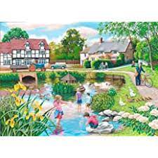 Duck Pond Jigsaw Puzzle